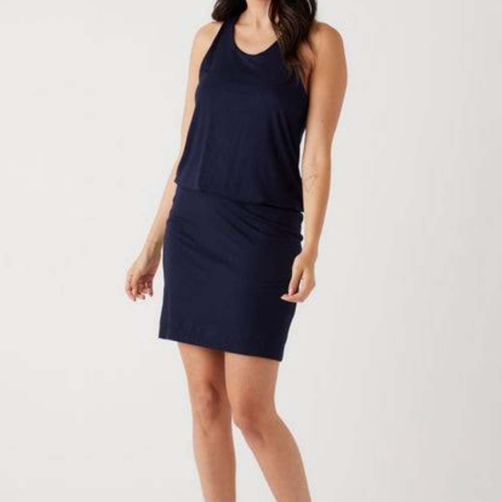 FIFTEEN TWENTY Navy Racerback Skirt Dress Size Small NWOT